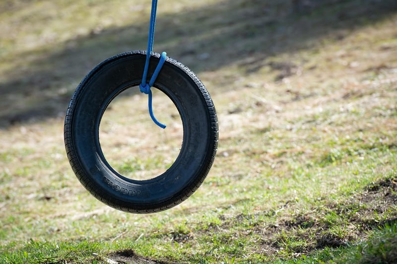Tire Swing Garden Decor